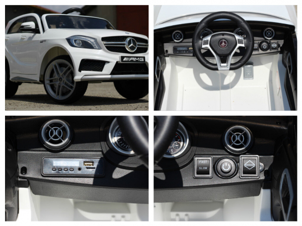 Masinuta electrica copii premium Mercedes AMG alba [8]