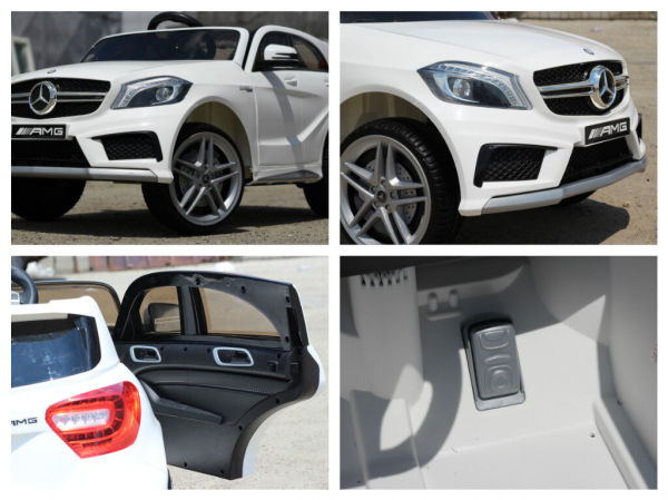 Masinuta electrica copii premium Mercedes AMG alba [9]