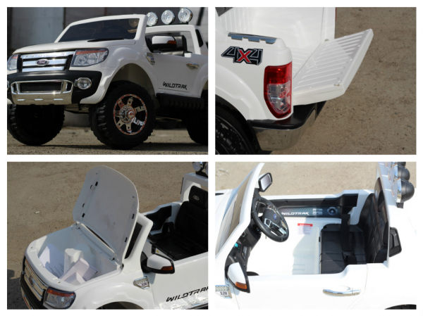 Masinuta electrica copii, Ford Ranger alb model F150 [9]