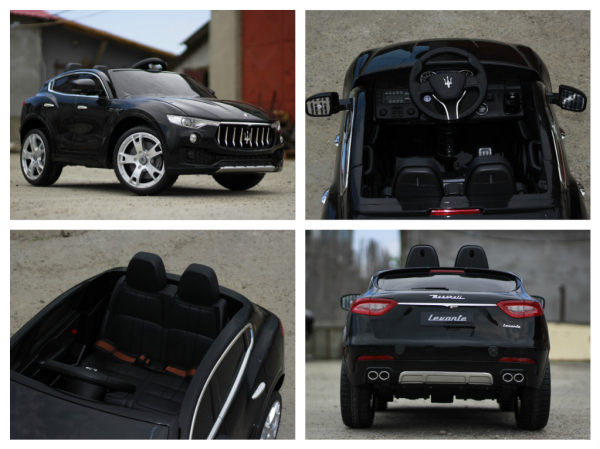 Masinuta electrica copii Maserati Levante negru [8]