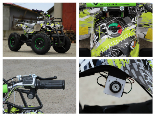 ATV electric pentru copii NITRO Torino Quad 1000W 48V culoare Verde [7]