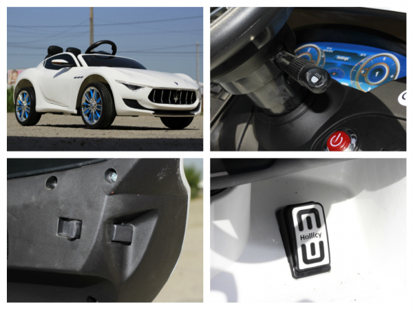 Masinuta electrica pentru copii Maserati Alfieri, alba [9]