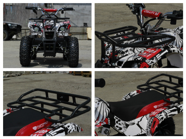 ATV electric pentru copii NITRO Torino Quad 1000W 48V culoare Alb [7]