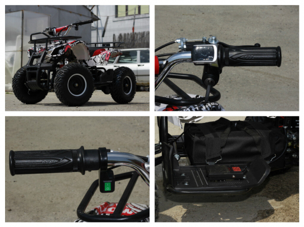 ATV electric pentru copii NITRO Torino Quad 1000W 48V culoare Alb [8]
