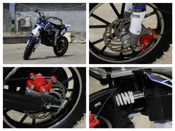 Mini Motocicleta Eco Ghepard 500W 24V #Albastra [7]