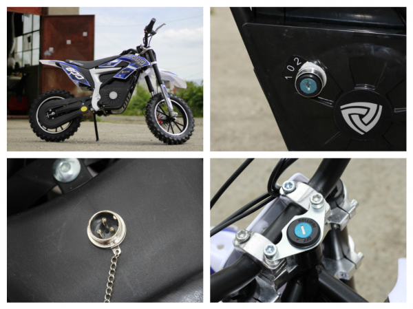 Mini Motocicleta Eco Ghepard 500W 24V #Albastra [8]