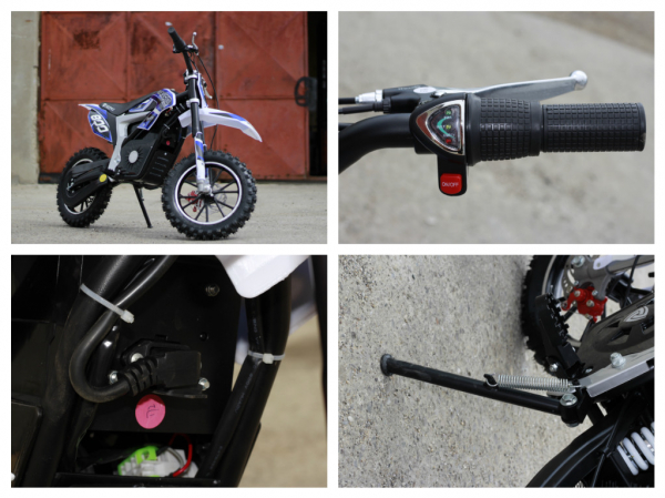 Mini Motocicleta Eco Ghepard 500W 24V #Albastra [9]