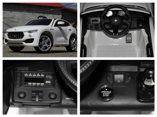 Maserati Levante, masinuta electrica pentru copii, alba [8]