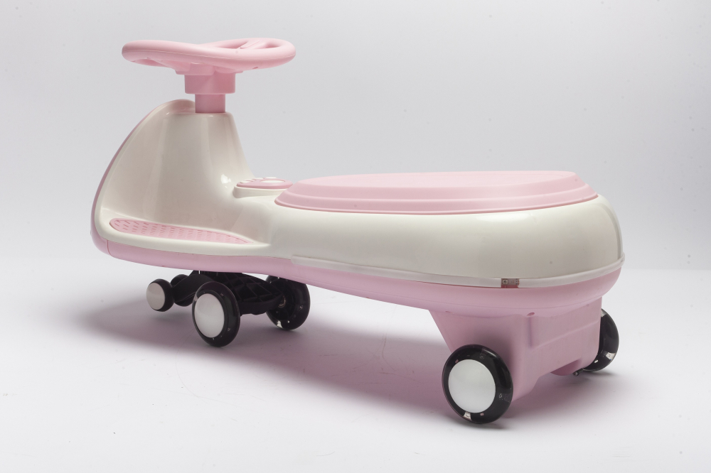 Placa electrica multifuctionala 2 in 1, pentru copii intre 3 si 7 ani, Kinderauto Wiggle CAR 360 12V 90W, culoare roz [3]