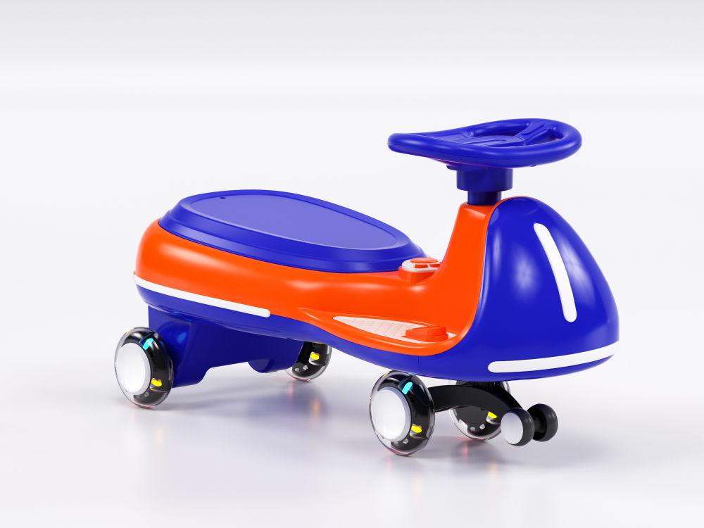 Placa electrica multifuctionala 2 in 1, pentru copii intre 3 si 7 ani, Kinderauto Wiggle CAR 360 12V 90W, culoare portocalie [7]