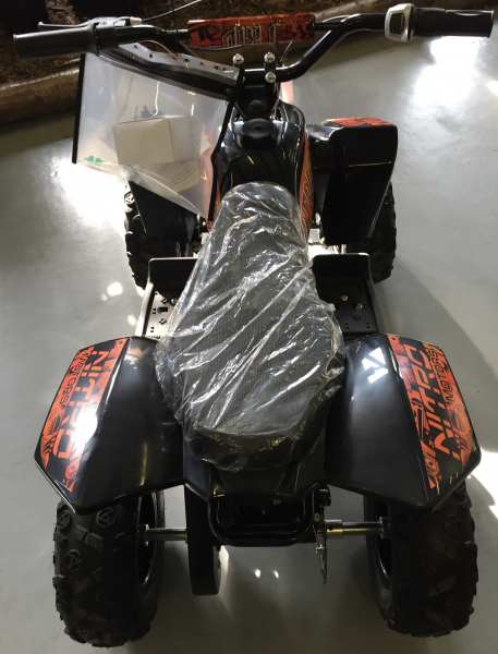 Mini ATV electric Pentru copii NITRO Eco Trio Quad 350W 24V #Portocaliu [6]