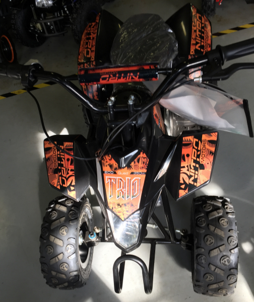 Mini ATV electric Pentru copii NITRO Eco Trio Quad 350W 24V #Portocaliu [7]
