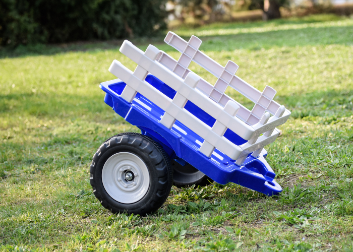 Remorca Kinderauto Farm Traktor #Albastru [2]