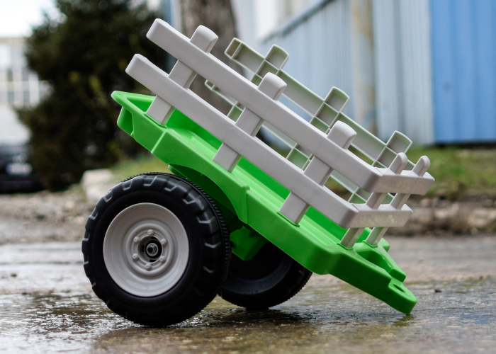 Remorca Kinderauto Farm Traktor #Verde [3]