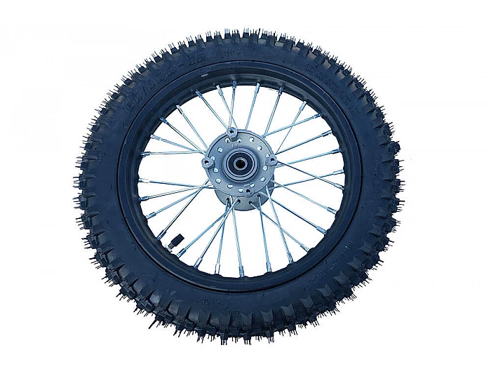 Roata fata de 12 inch, janta 1.40x12 anvelopa 60/100-12 pentru 49cc si Mini Dirt Bike electrica [2]