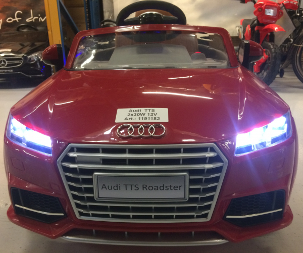 Masinuta electrica premium Audi TTS pentru copii, rosie [6]