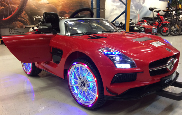 Masinuta electrica pentru copii Mercedes SLS rosu [14]