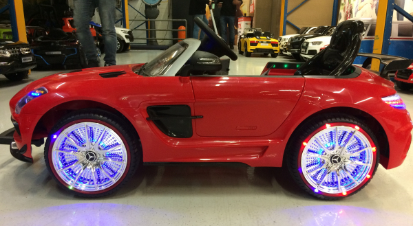 Masinuta electrica pentru copii Mercedes SLS rosu [15]