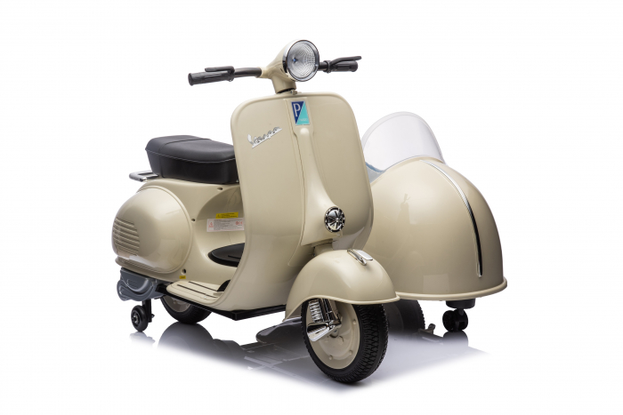 Scuter electric cu atasament Piaggio VESPA 150 VL1T 110W 12V 10Ah, culoare Bej [26]