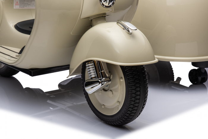 Scuter electric cu atasament Piaggio VESPA 150 VL1T 110W 12V 10Ah, culoare Bej [27]