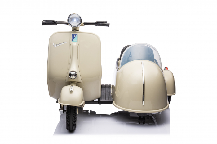Scuter electric cu atasament Piaggio VESPA 150 VL1T 110W 12V 10Ah, culoare Bej [19]