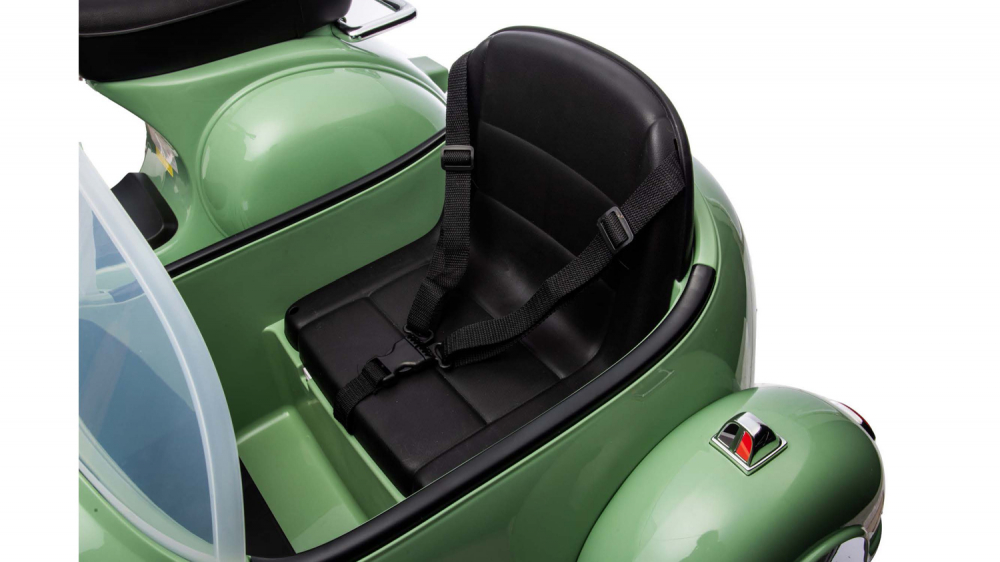 Scuter electric cu atasament Piaggio VESPA 150 VL1T 110W 12V 10Ah, culoare verde [2]