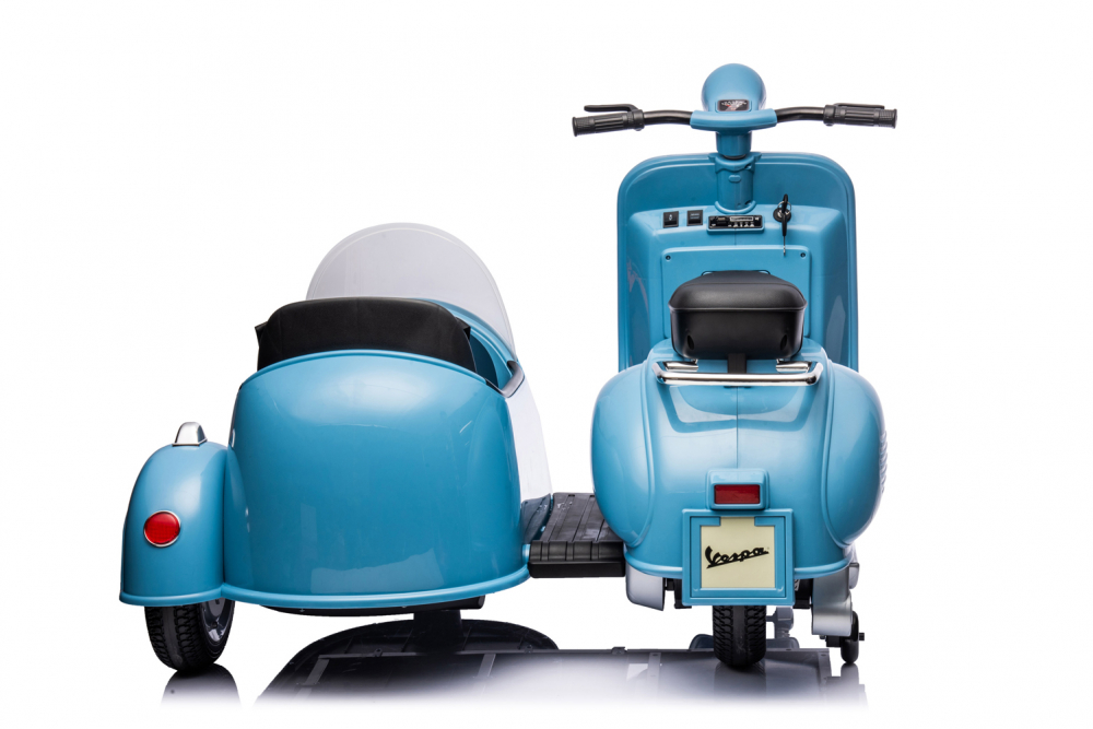 Scuter electric cu atasament Piaggio VESPA 150 VL1T 110W 12V 10Ah, culoare albastra [2]