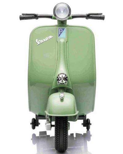 Scuter electric Piaggio VESPA 150 VL1T 110W 12V 7Ah, roti moi, scaun tapitat, culoare verde [3]
