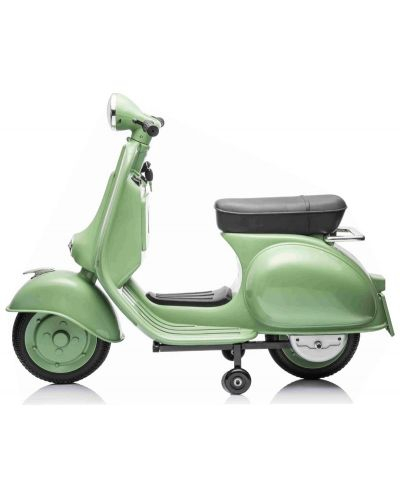 Scuter electric Piaggio VESPA 150 VL1T 110W 12V 7Ah, roti moi, scaun tapitat, culoare verde [6]