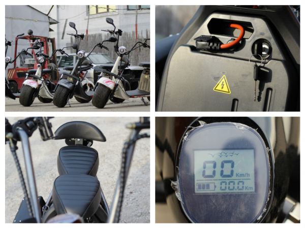 Scuter electric NITRO Eco Cruzer 1000W 60V + Accesorii #Negru [6]