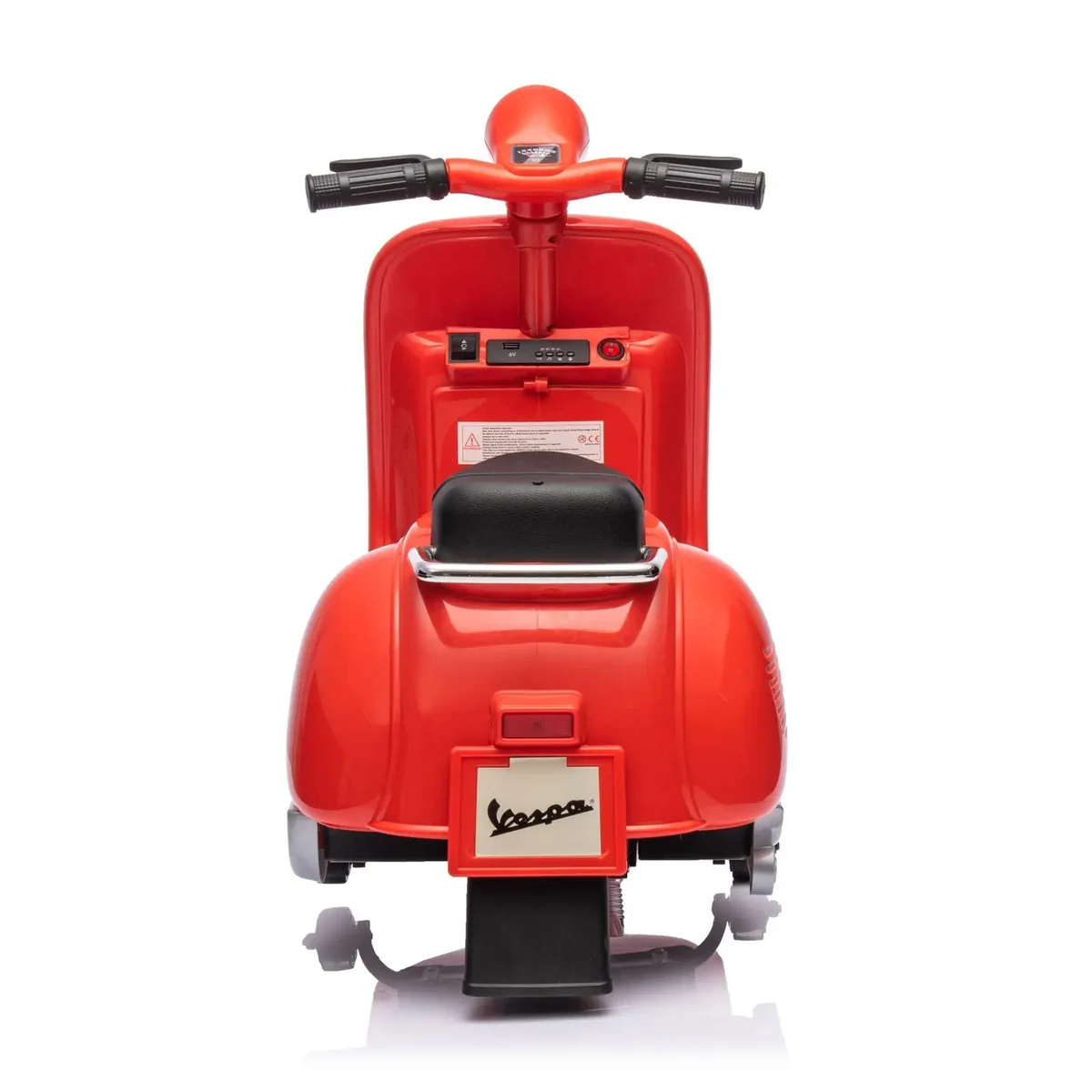 Scuter electric Piaggio VESPA 150 VL1T 110W 12V 7Ah, roti moi, scaun tapitat, rosu [4]