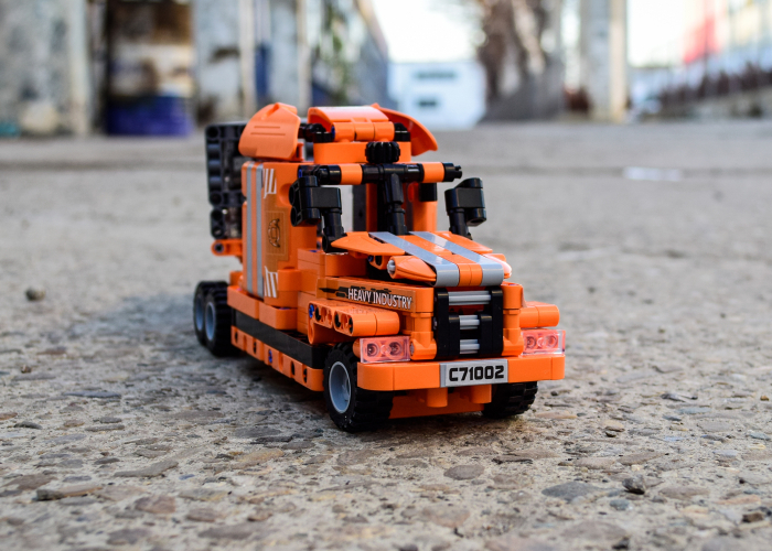 Set constructie pentru copii din 634 piese, 10 in 1 CADA, Camion de jucarie sau alte 9 utilaje [3]