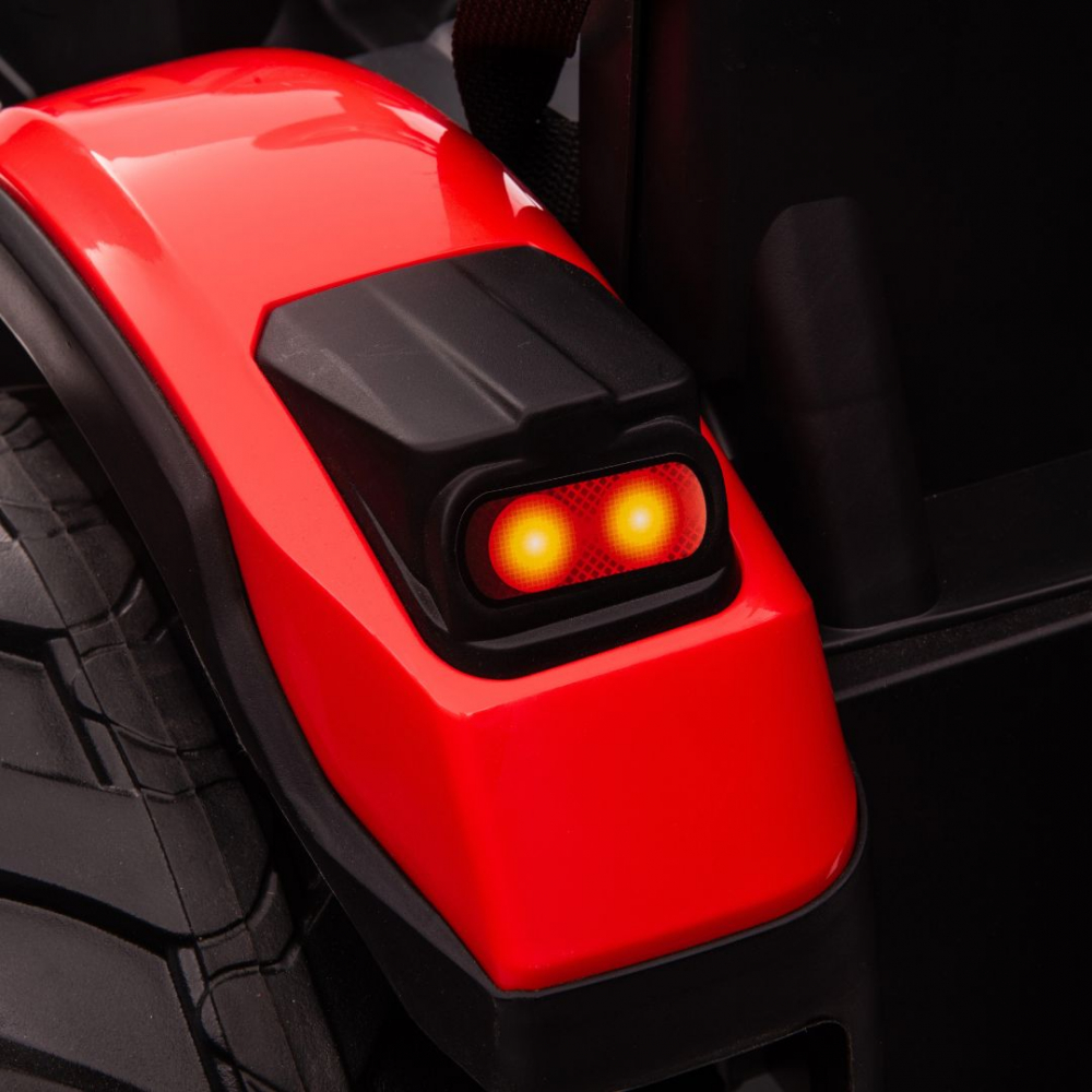 Tractor electric cu remorca pentru copii Kinderauto 720-T, 90W 12V, cupa si incarcator incluse, premium, culoare rosie [21]
