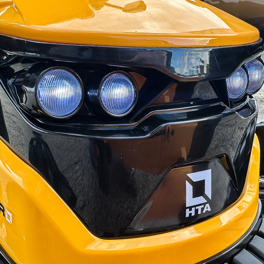 Tractoras electric copii cu remorca si cupa, Power-Tractor 240W 12V, galben [13]