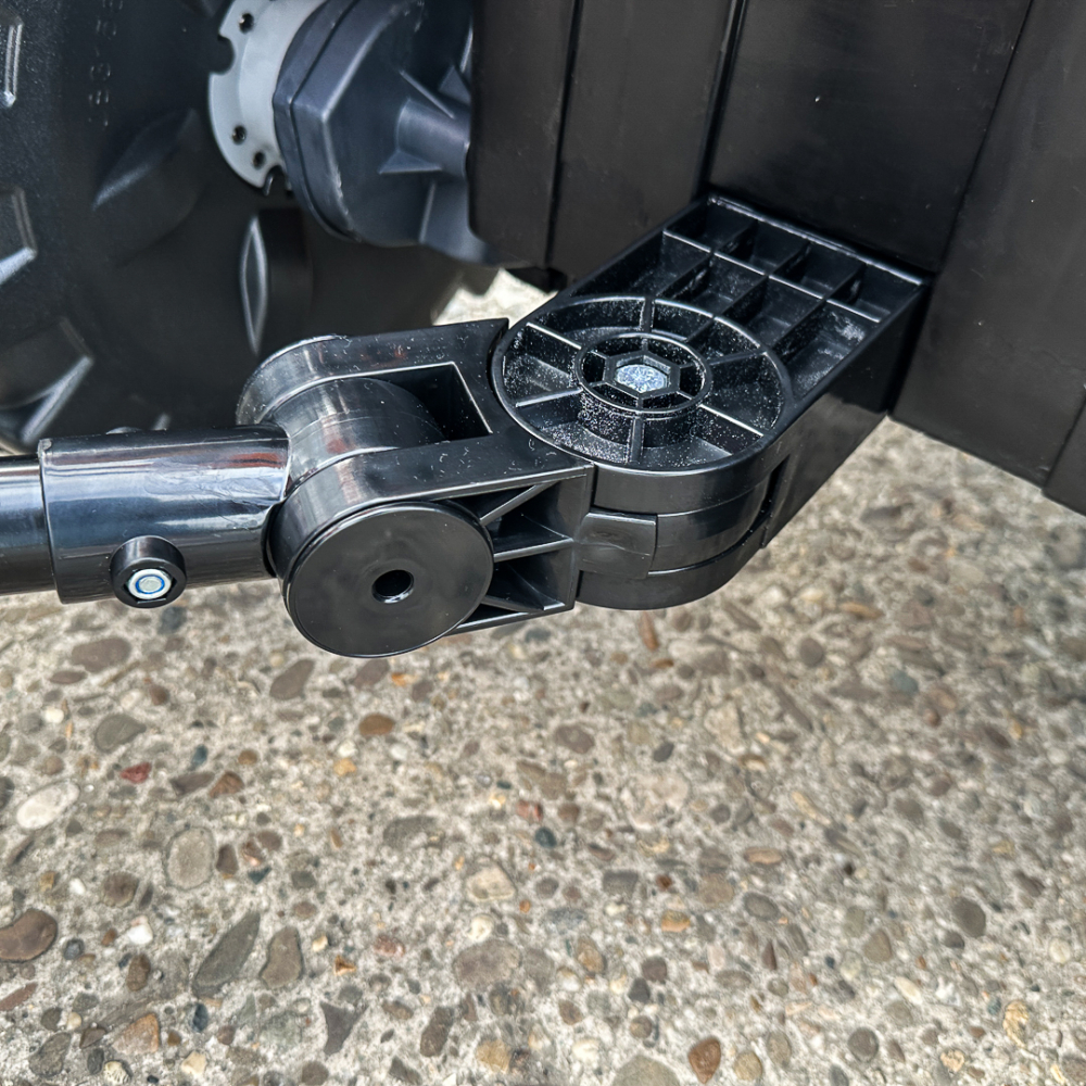 Tractoras electric copii cu remorca si cupa, Power-Tractor 400W 24V, culoare galbena [18]