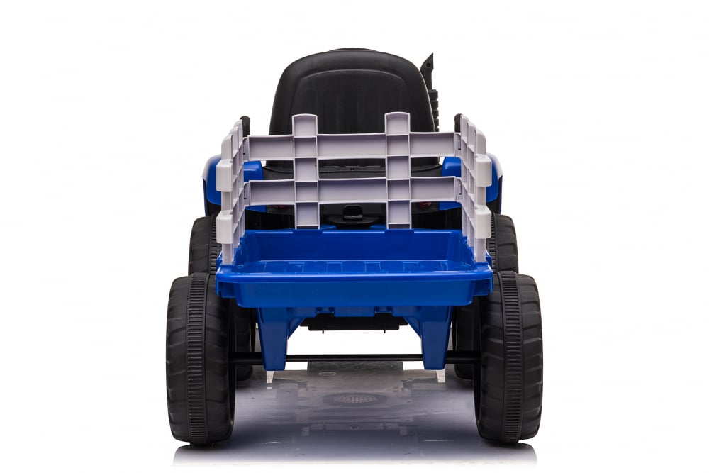 Tractoras electric Kinderauto BJ-611 60W 12V cu remorca si telecomanda #albastra [8]