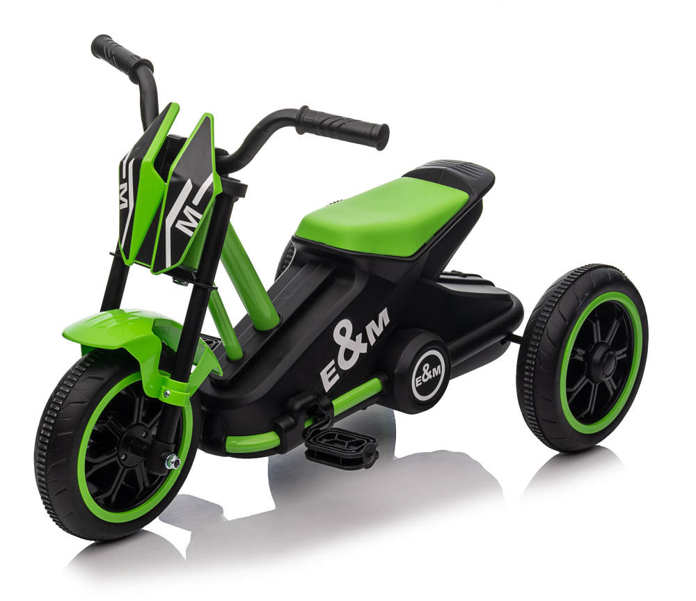 Tricicleta cu pedale, pentru copii 2-4 ani, Kinderauto G301, culoare verde