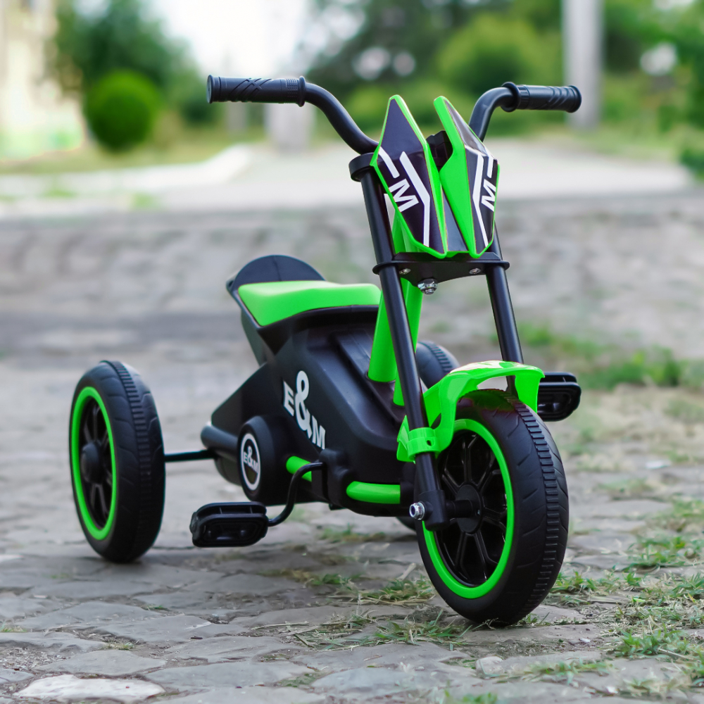 Tricicleta cu pedale, pentru copii 2-4 ani, Kinderauto G301, culoare verde [2]