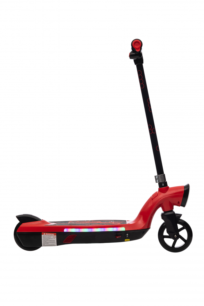 Trotineta electrica pentru copii Kinderauto BJKL168, 45W, 12V 7Ah, lumini ambientale, roti moi, rosie [18]