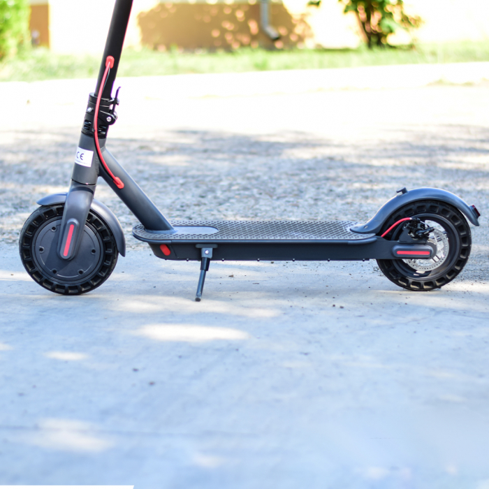 Trotineta electrica pliabila Solley X1 250W 36V 7.8Ah, roata 10inch, Aplicatie, culoare Negru [3]