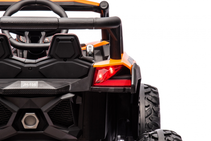 UTV electric 4x4, Kinderauto BJJH105 120W 12V 14Ah Premium, culoare portocaliu [16]