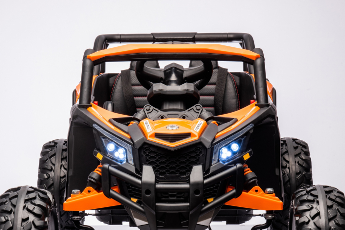 UTV electric 4x4, Kinderauto BJJH105 120W 12V 14Ah Premium, culoare portocaliu [15]