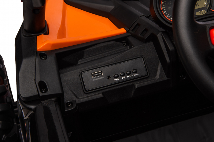 UTV electric 4x4, Kinderauto BJJH105 120W 12V 14Ah Premium, culoare portocaliu [13]