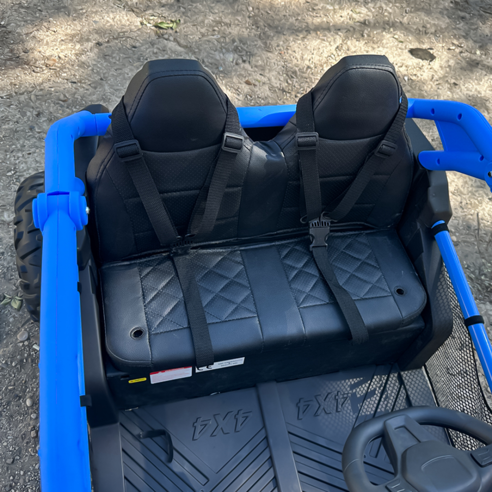 UTV electric copii, Kinderauto Dune-Buggy SPORT, 2 scaune individuale, putere 800W, 24V, echipat premium, albastru [15]