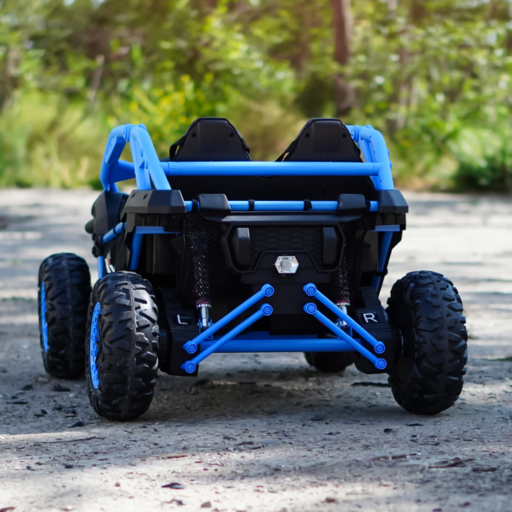 UTV electric copii, Kinderauto Dune-Buggy SPORT, 2 scaune individuale, putere 800W, 24V, echipat premium, albastru [8]