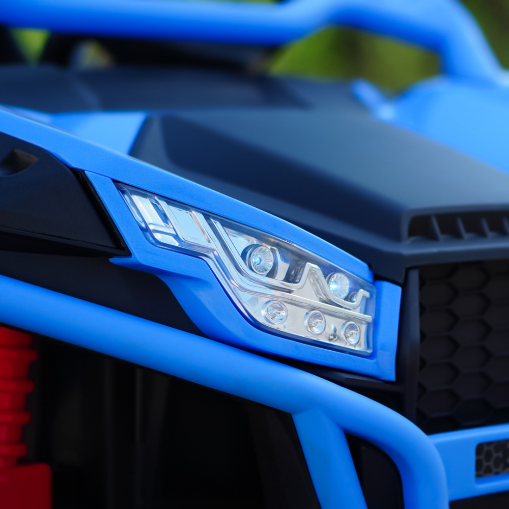 UTV electric copii, Kinderauto Dune-Buggy SPORT, 2 scaune individuale, putere 800W, 24V, echipat premium, albastru [14]