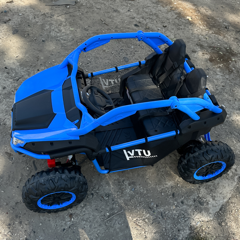 UTV electric copii, Kinderauto Dune-Buggy SPORT, 2 scaune individuale, putere 800W, 24V, echipat premium, albastru [12]