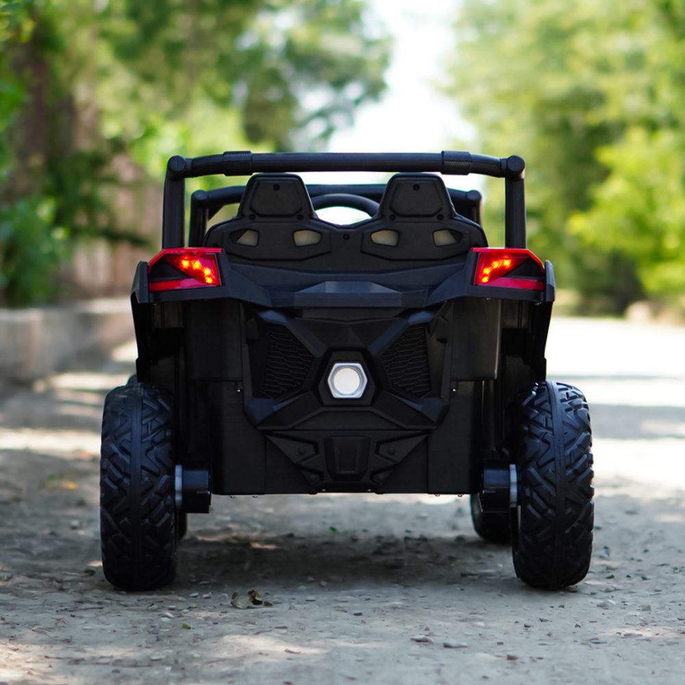 UTV electric Kinderauto Warrior 4x4, 120W, 12V, 7Ah, pentru copii 2-6 ani, echipare Premium, rosu [8]