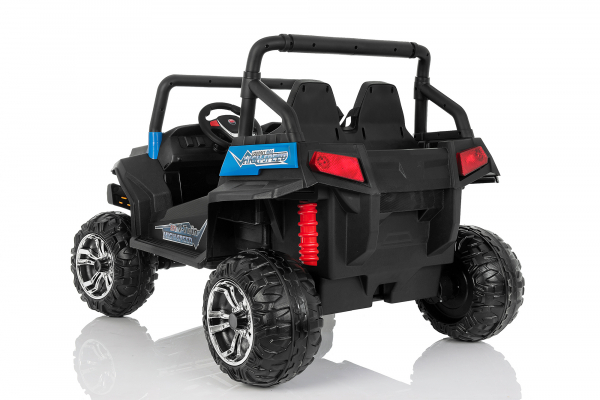 UTV electric pentru 2 copii Golf-Kart 210W 24V PREMIUM #Albastru [2]
