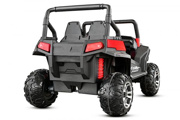 UTV electric pentru 2 copii Golf-Kart 210W 24V PREMIUM #Rosu [6]